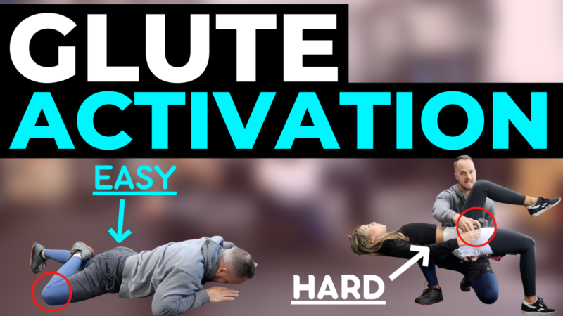 4 Hip Activation Exercises For Lower Back Pain | Easy to Hard