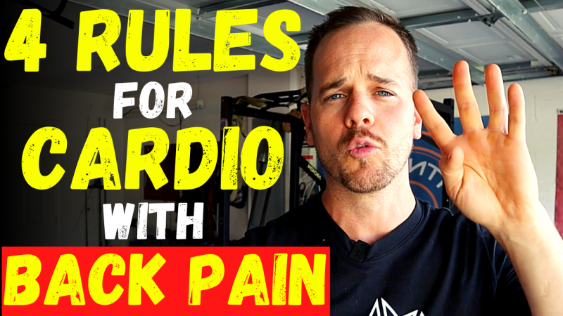 cardio with back pain,Cardio With Back Pain - 4 Rules to doing cardio without back pain + QUICK RELIEF TIP,cardio with back injury,cardio with back problems,cardio workout with back pain,back pain,cardio with a bad back,exercise for back pain,exercises for back pain,low back pain,lower back pain,low impact cardio