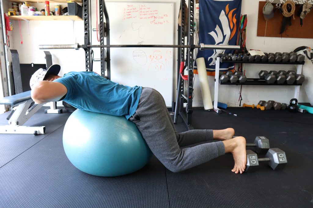 Stability Ball Extensions for back and core strength