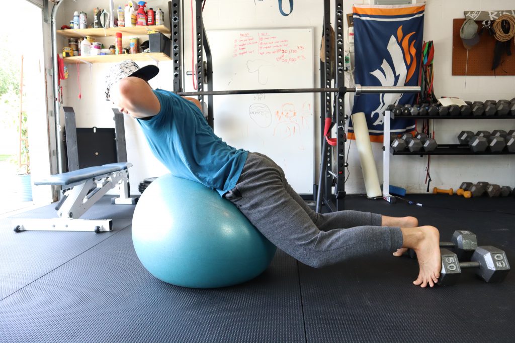 Stability Ball Extensions for back and core strength