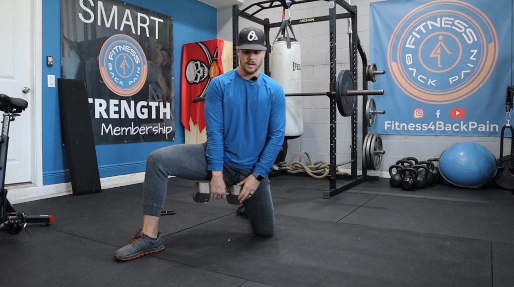 Hip mobility routine for back pain