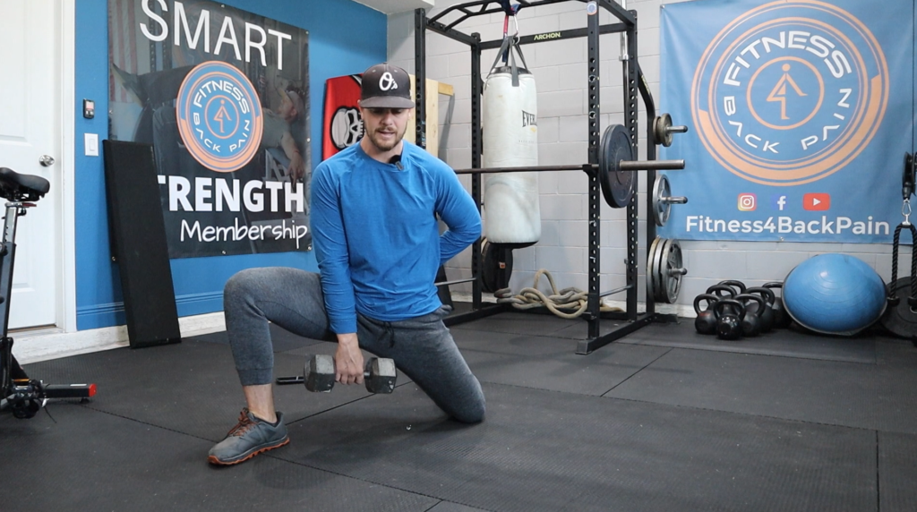 Hip mobility routine for back pain